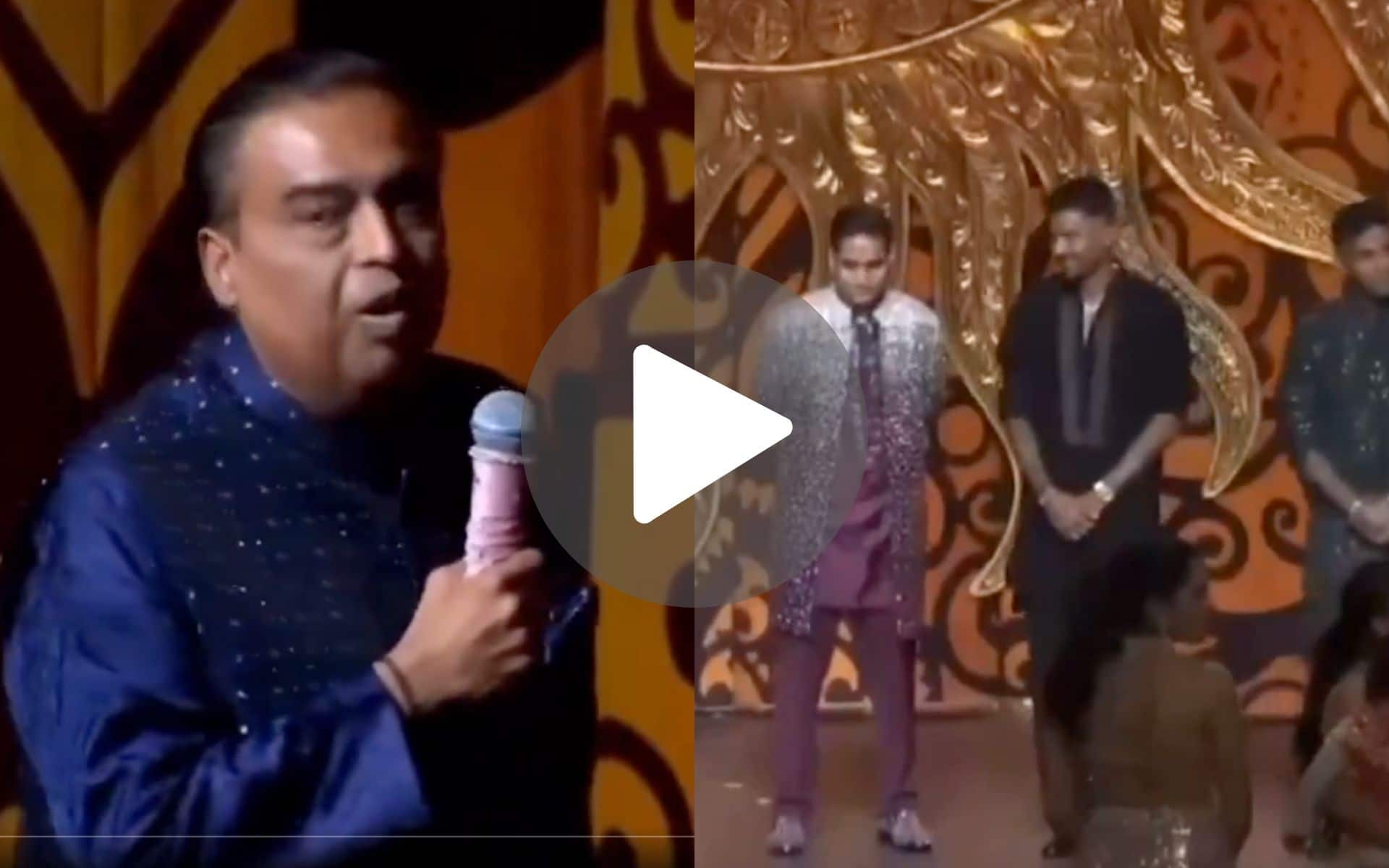 [Watch] Mukesh Ambani Honours Rohit, Pandya & SKY For T20 WC Win At Son Anant's Sangeet